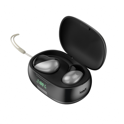 Headset Magnetic Digital Display Noise Canceling OWS Open Bluetooth Surround Stereo Headphones