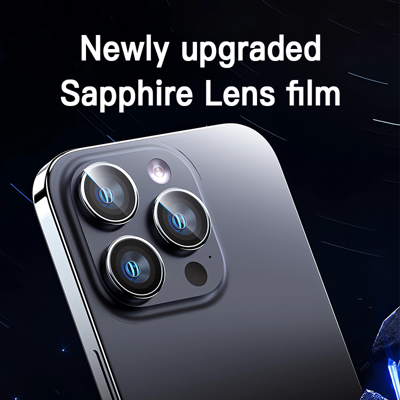 Austrian Sapphire Colorful Scratch-resistant Tempered Glass Iphone Camera Lens Protective Film