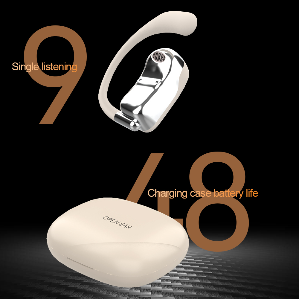 S25pro OWS New Bluetooth Headphones Sports Headset Open-Ear Waterproof Earphones 