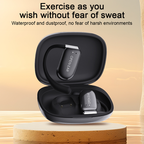 OWS New Bluetooth Wireless Sports Headphones Open-Ear Waterproof Earphones with Microphone Genre Earphones