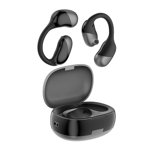 Multifunctional Charging Bin Storage And Power Charging Two In One OWS Directional Audio Open Ear Headphones