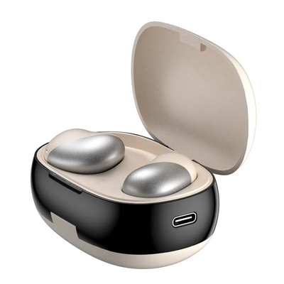 Silicone Soft Ear Hanging Design Future Bluetooth Headset Wireless Air Conduction Induction Headphones