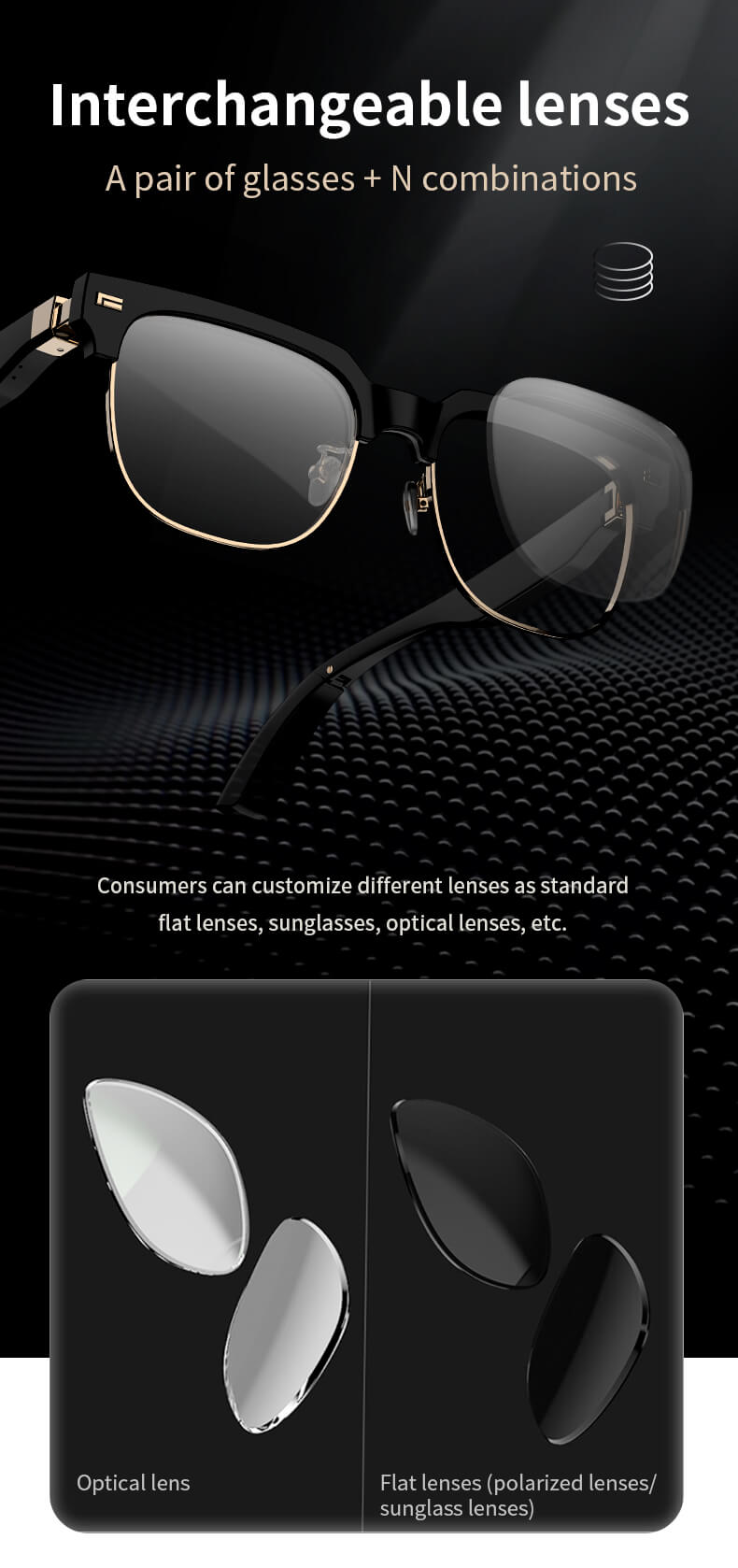 Bone conduction Bluetooth Glasses (15)