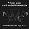 Best Earphones Wireless Bluetooth Earbuds Business Ear Clip Bone Conduction Wairless Headphone LED Speaker Fast Charge OEM 